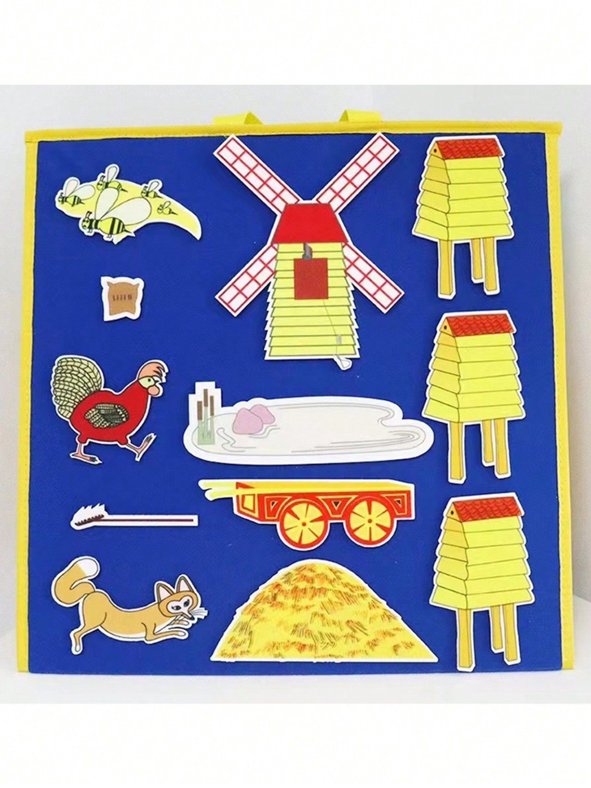 Hen’s Walk Felt Story Set Flannel Board Storytelling Educational Toy for Kids