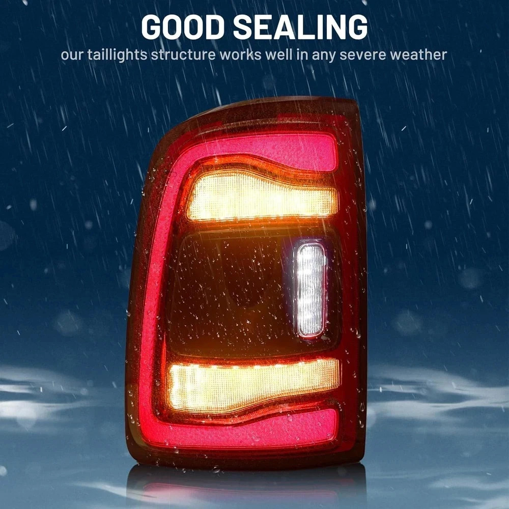 19-23 Dodge Ram 2500 3500 LED Tail Light Blindspot Ready Left Driver Side