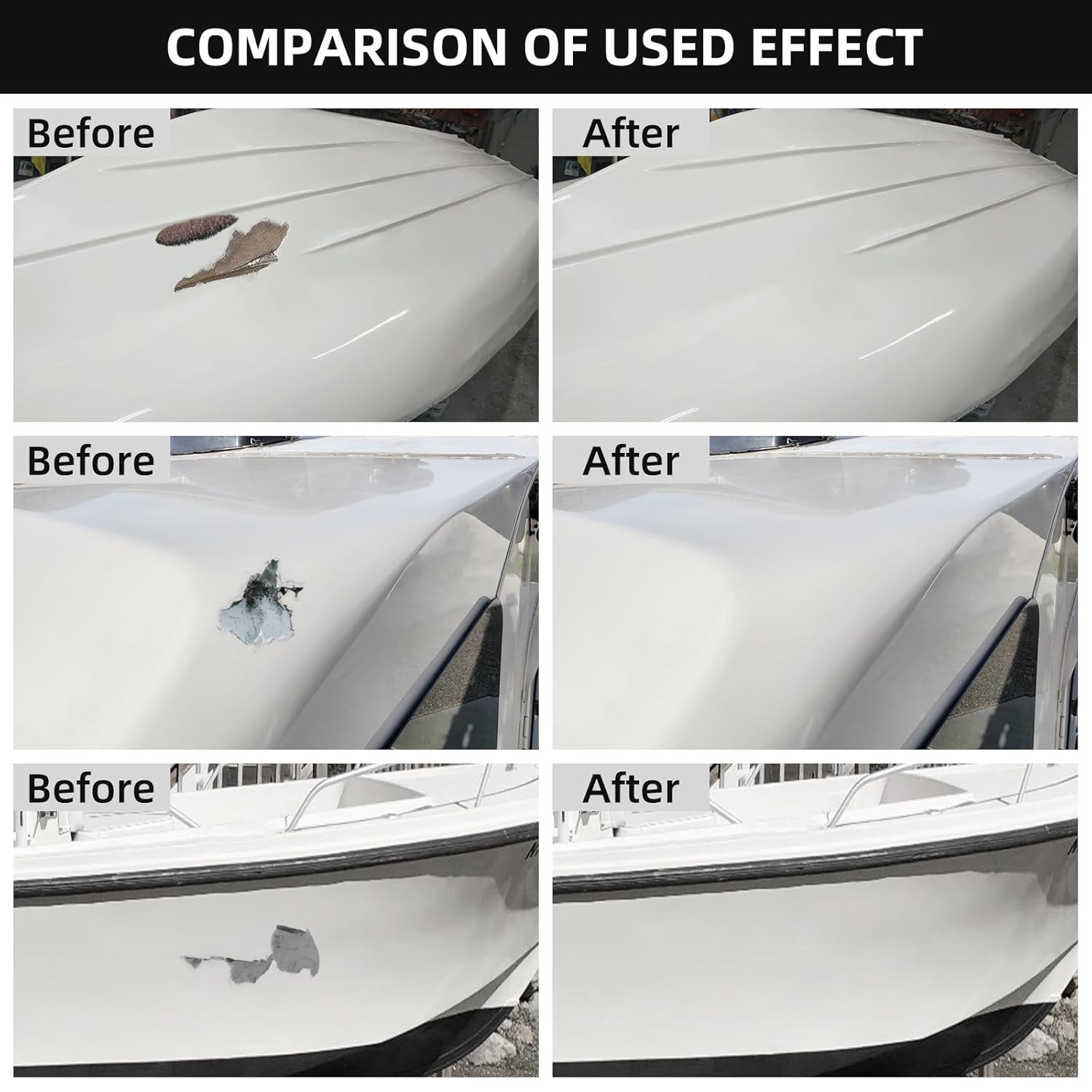 Fiberglass Boat Repair Kit Gel Coat Repair Kit Marine Fiberglass Restoration Kit