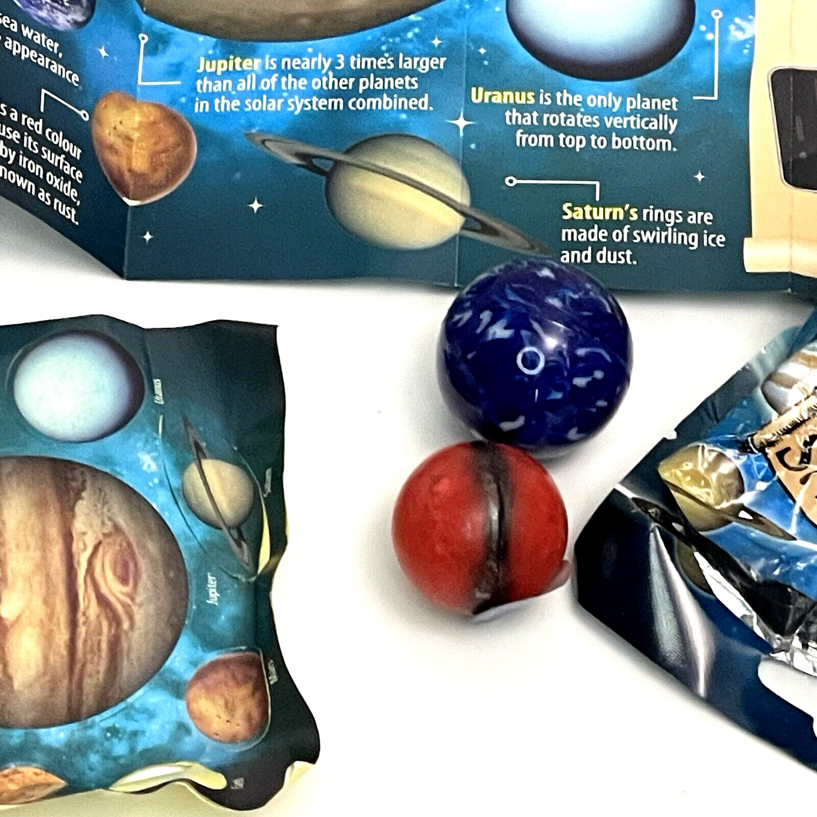 Curious Learn About Planets Bouncy Balls 1 Package Random Contains 2 Planets