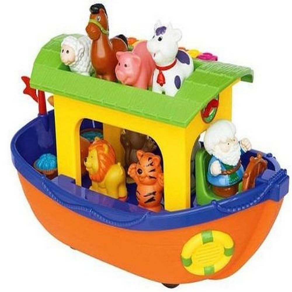 Toys Limited Noah’s Ark Shape Sorter , Musical Piano Sounds, 9 Animal Figures…