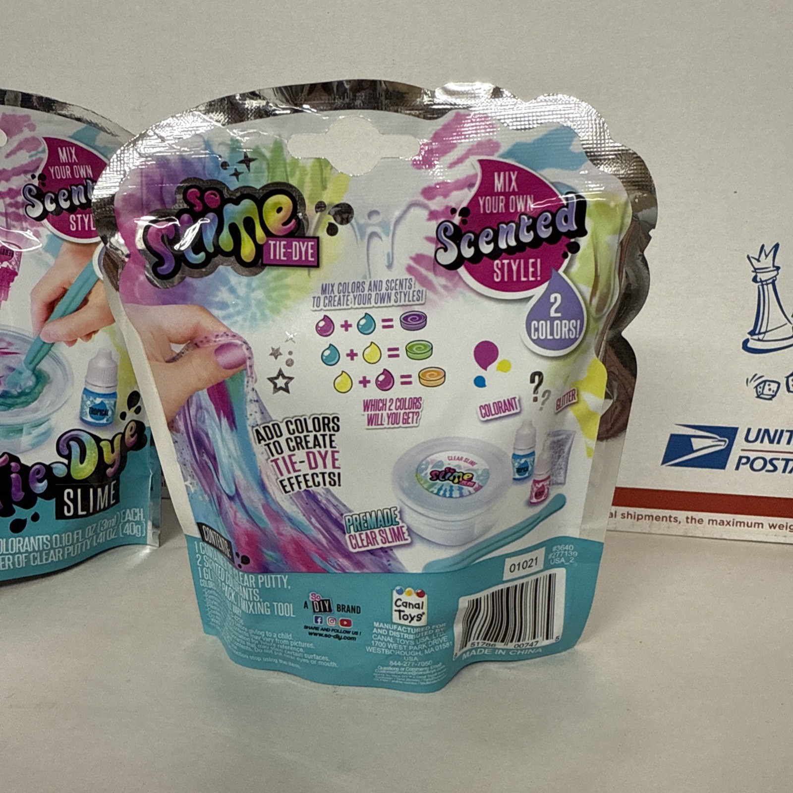 Lot Of 2 So Slime DIY – Tie Dye Slime Kits