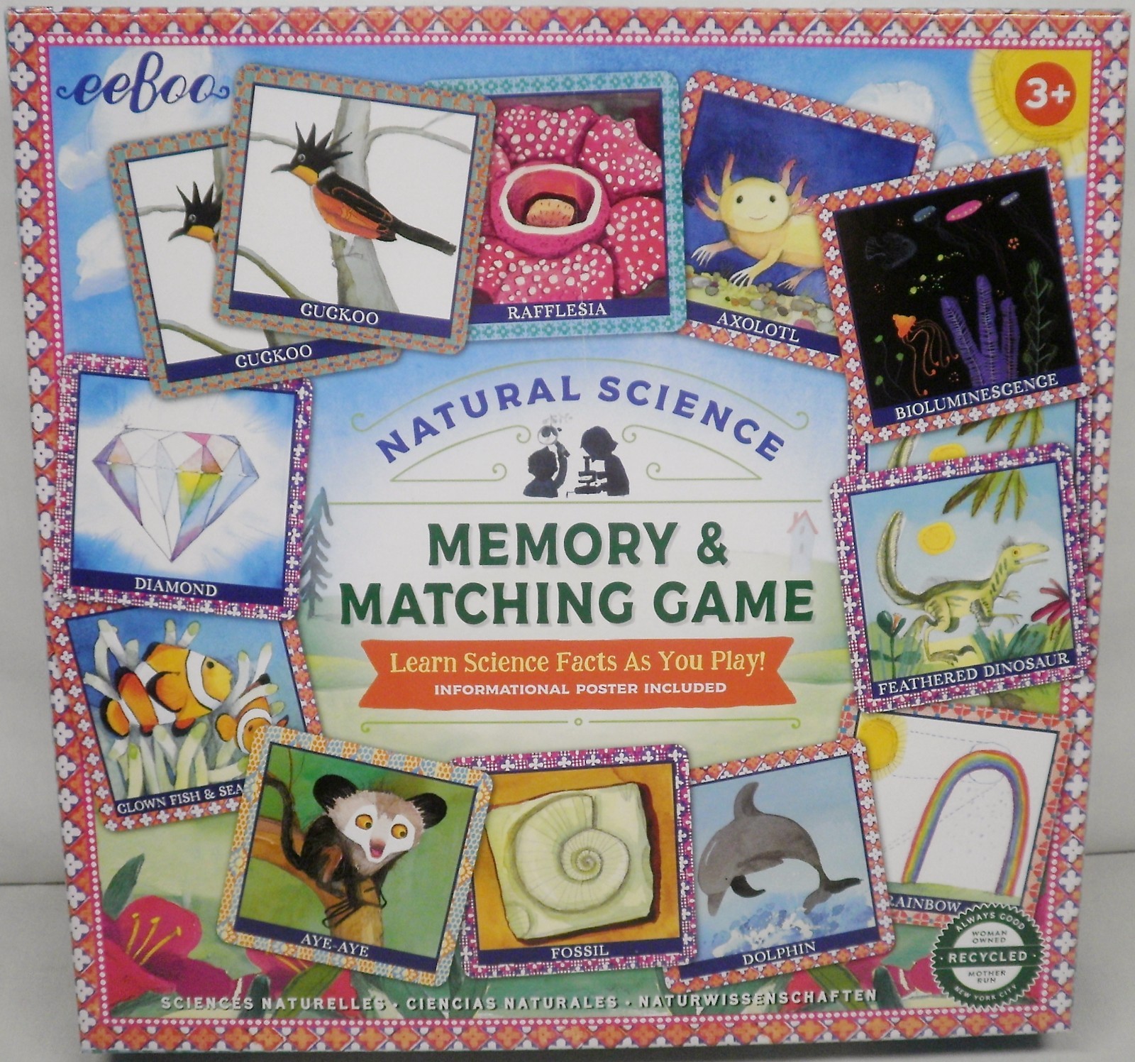 Eeboo Natural Science Memory & Matching Game