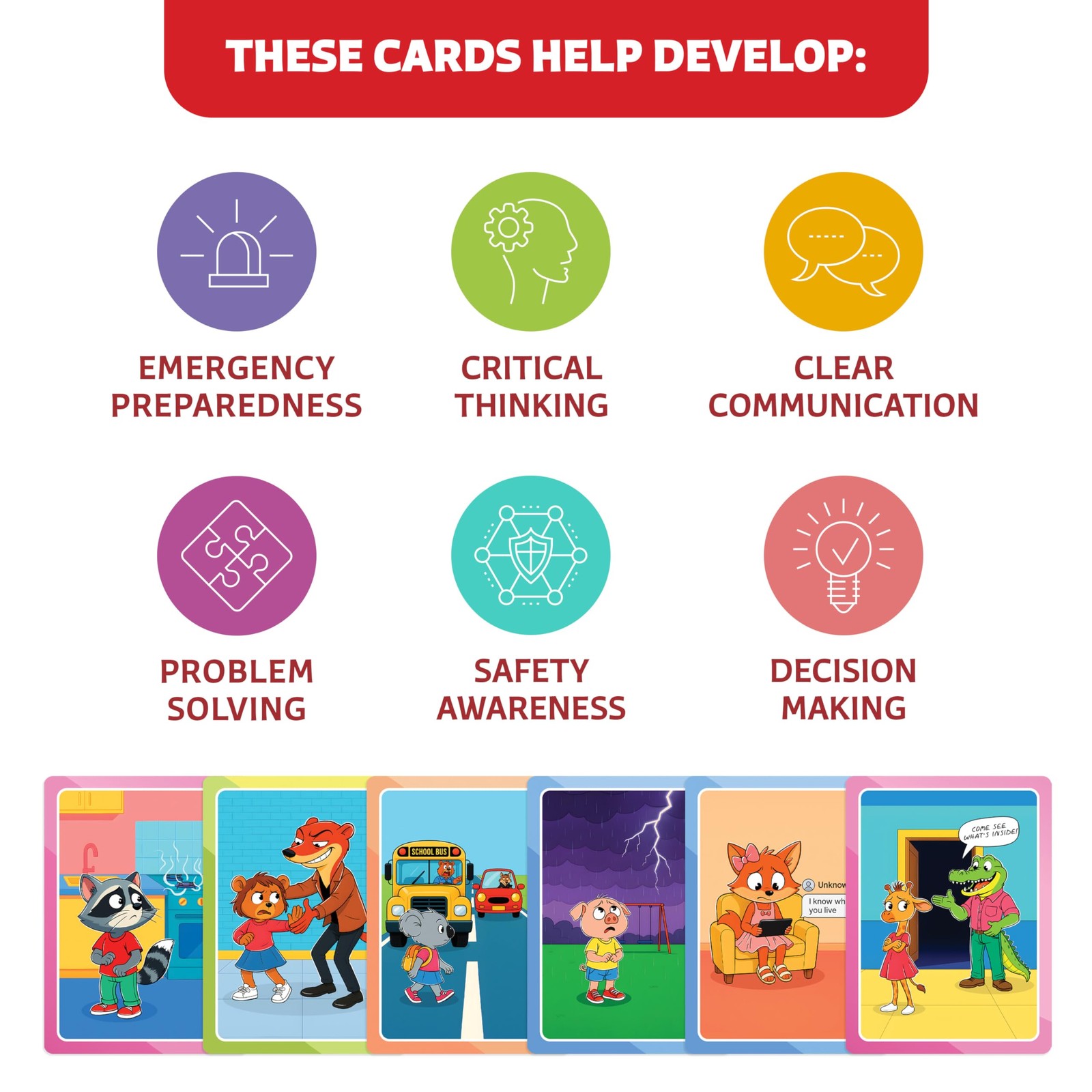 Clever Fox Play Who What Why Conversation Cards For Thinking Awareness Cards