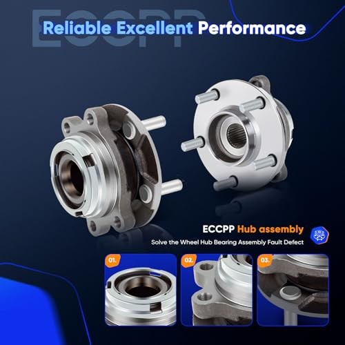 ECCPP 513294 New Brand Front Wheel Hub Bearing Assembly 2007 2008 2009 2010 2011