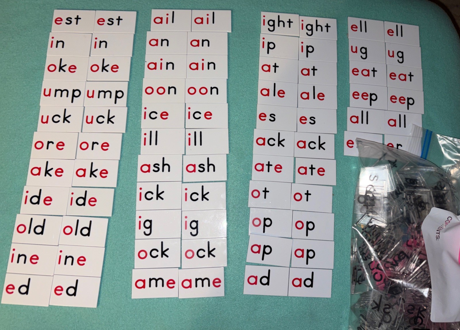 Primary Concepts Educational Rime Time Tiles White And Transparent – 275 Total
