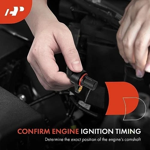 4-PC Camshaft Position Sensor + 4-PC Camshaft Adjuster Magnet Solenoid Kit Compa