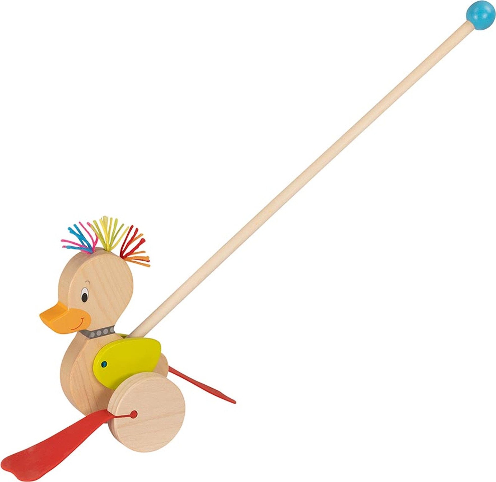 Punk Duck Push Toy