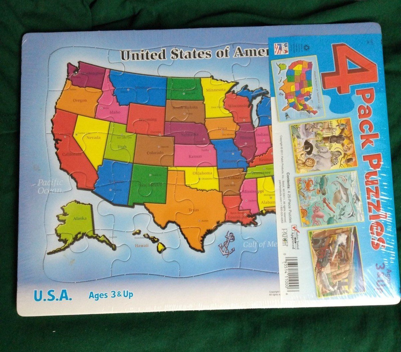 4 pack new Puzzles 3 yrs up