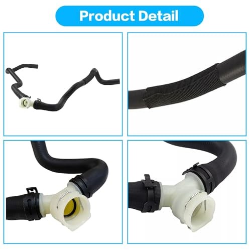 FZJDSD Engine Radiator Coolant Hose & Heater Hose &Pipe 5PCS Compatible with