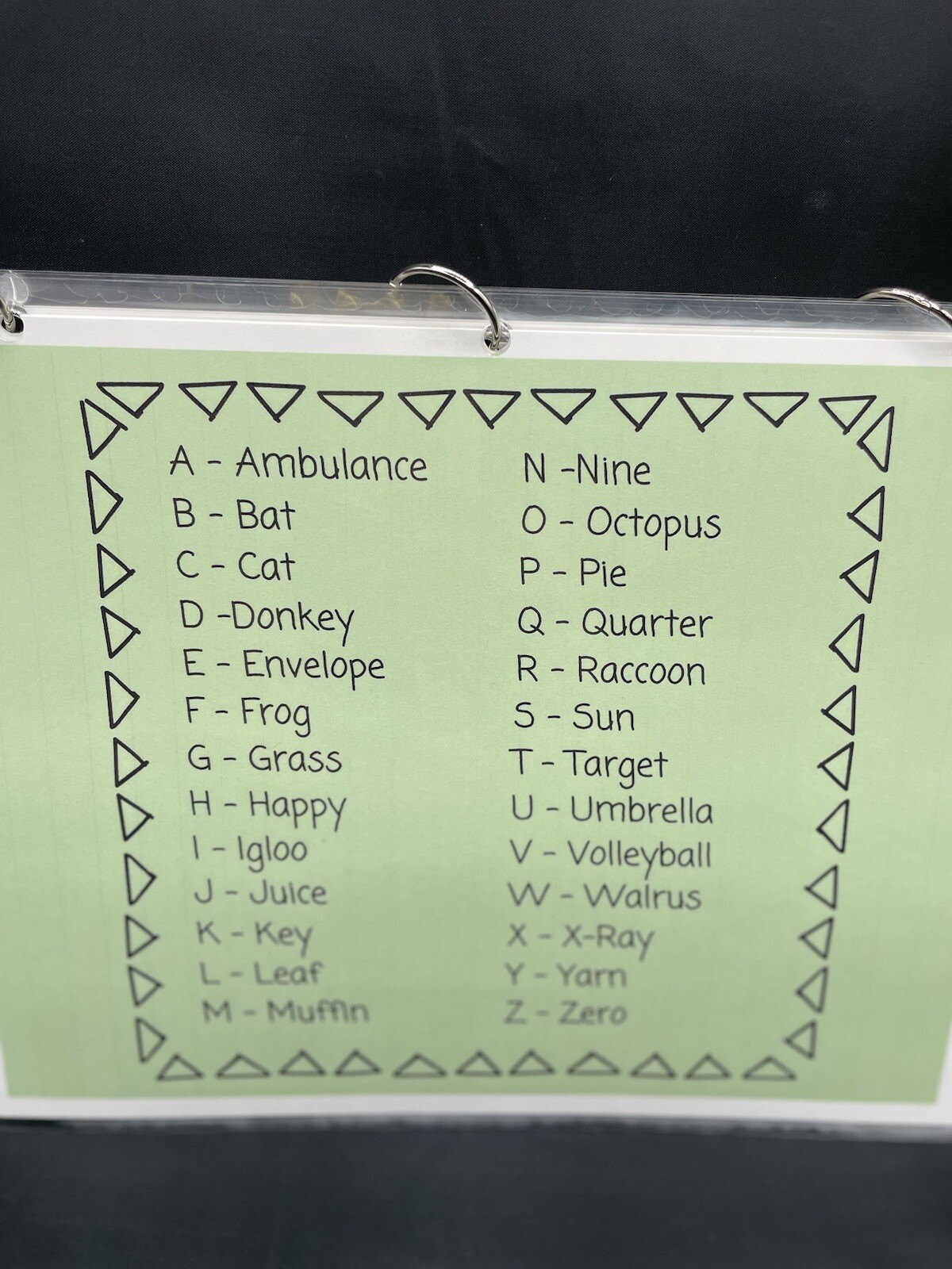 Beginning Sounds Reading Phonics Activity Busy Book Game Educational Children’s
