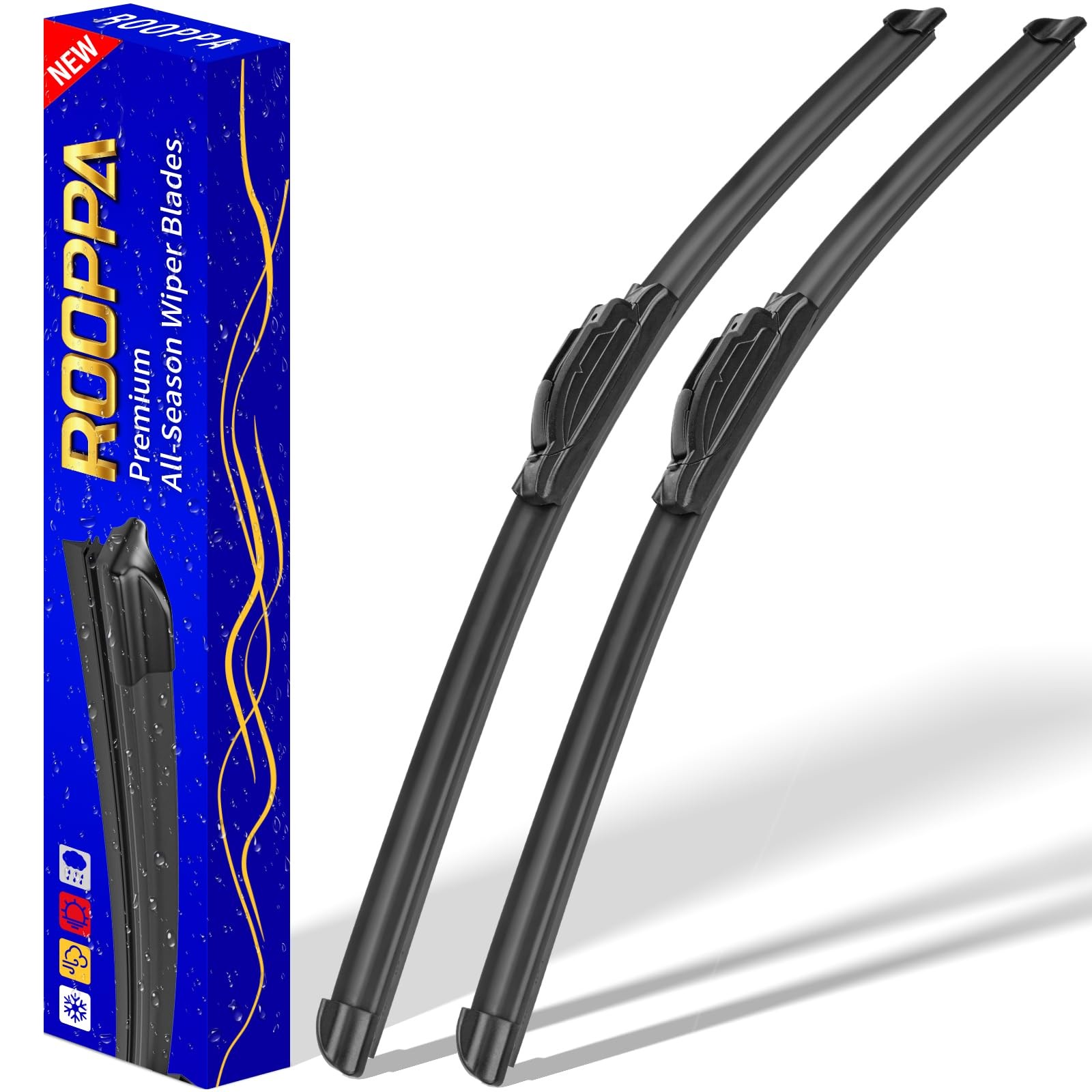22″ Front Windshield Wiper blades Replacement for Ford 22+22B