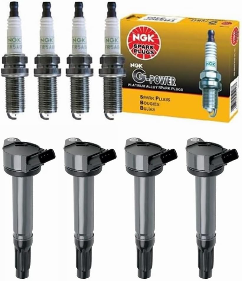 Ignition Coil Pack & NGK Spark Plug Compatible With Toyota Highlander RAV4 Venza