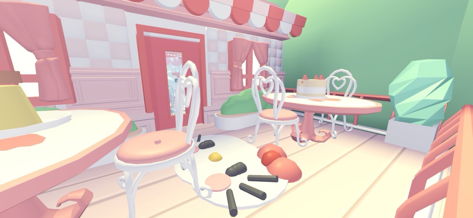 Hello Kitty Themed Cafe❤️Glitch Build House ❤️ Adopt Me Home