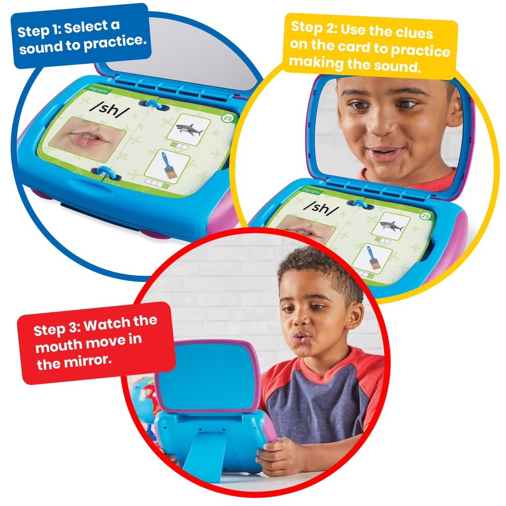 Mirror My Sounds Phoneme Set, Learning Phonemic Awareness, Phonics for Ages 3+
