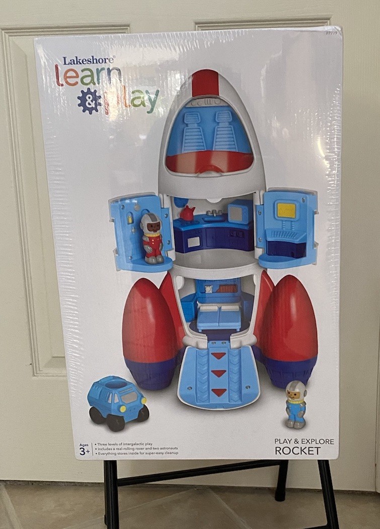 Lakeshore Learning ~ Learn & Play Explore Rocket Space Ship Toy AGES 3+ YRS NEW!