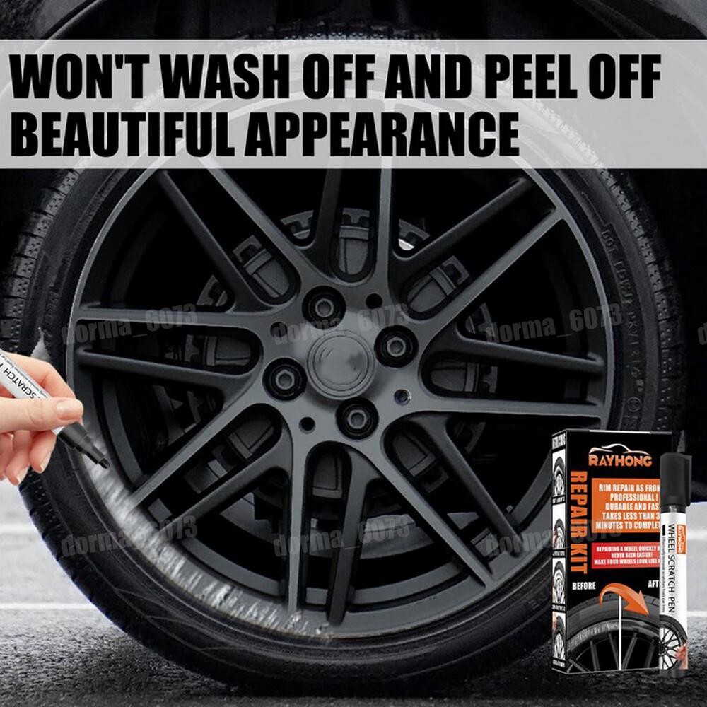 Car Wheel Rim Scratch Repair Pen Touch Up Paint Tool Waterproof Auto Accessories