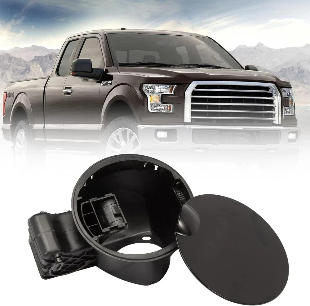 Fuel Filler Gas Cap Door Lid Housing & Door Cap kit Fits For 2004-2008 F150,