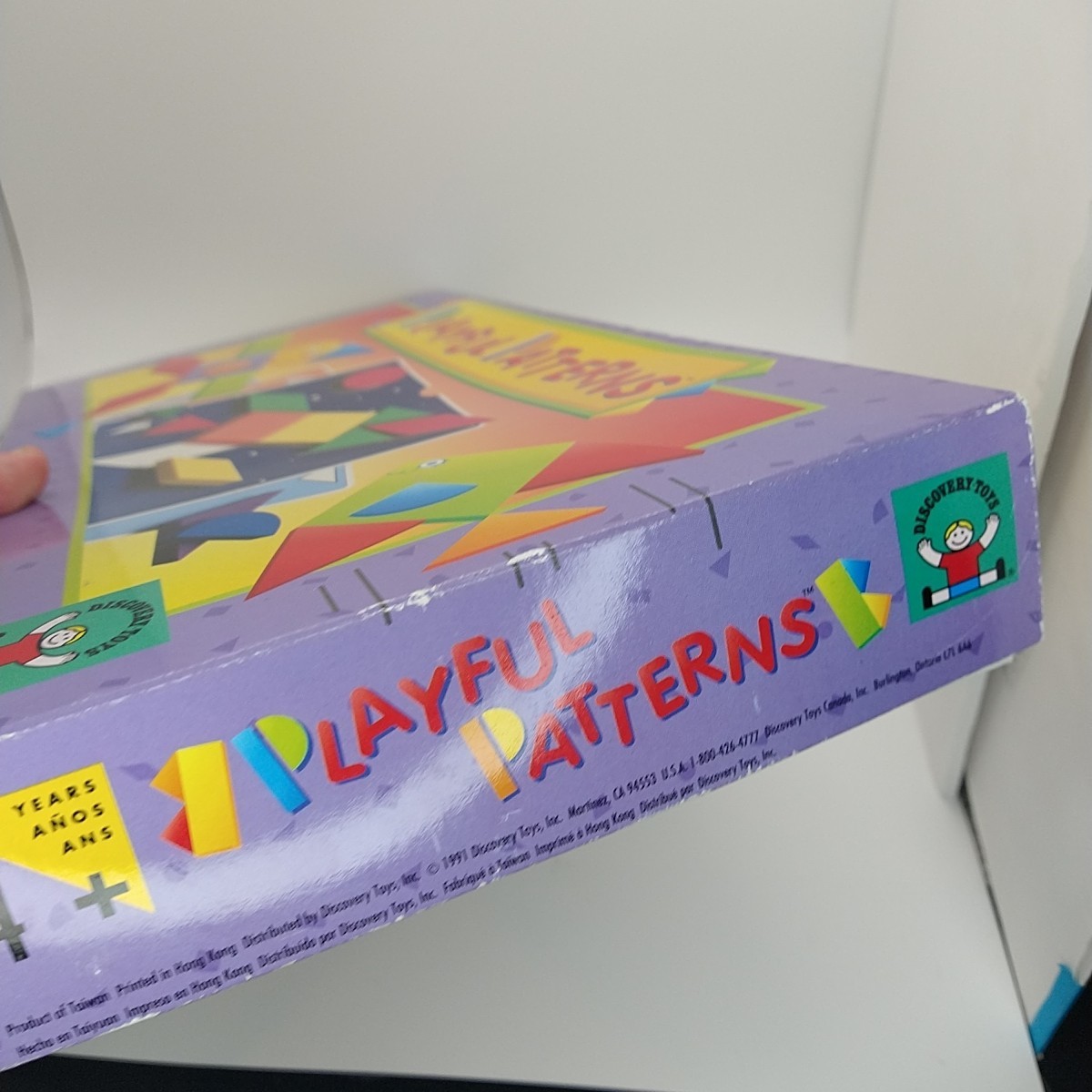 Vtg 1991 Discovery Toys Playful Patterns Design Shape Activity Game Complete