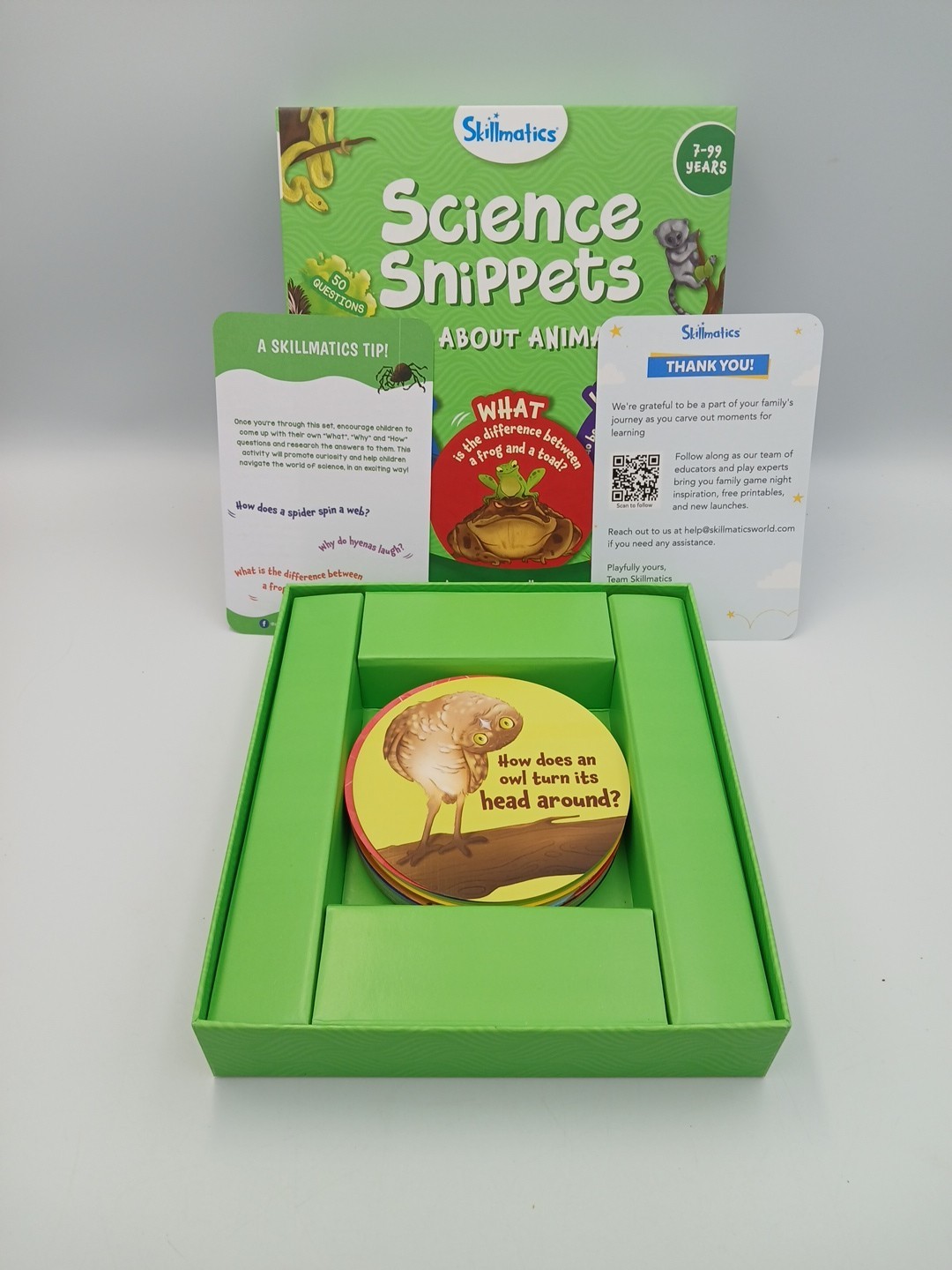 Skillmatics Card Games For Kids – Guess In 10 US History & Science Snippets