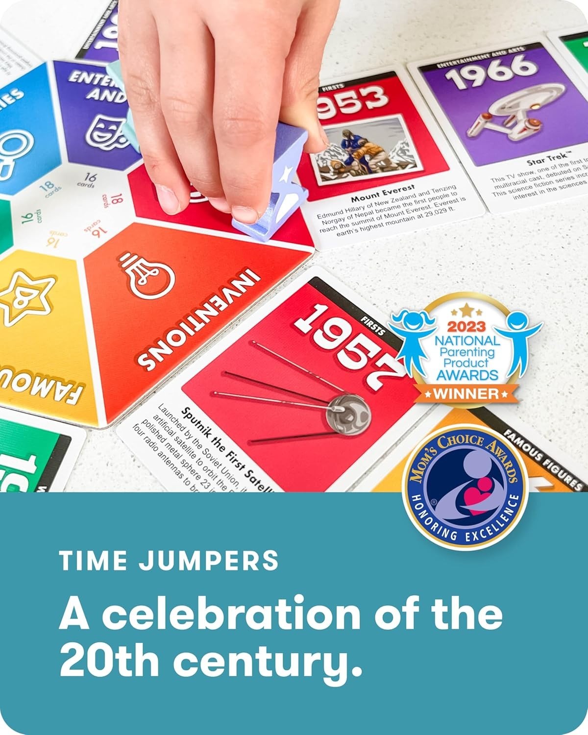 SimplyFun Time Jumpers Educational Kids’ Game Learn About History & Geography