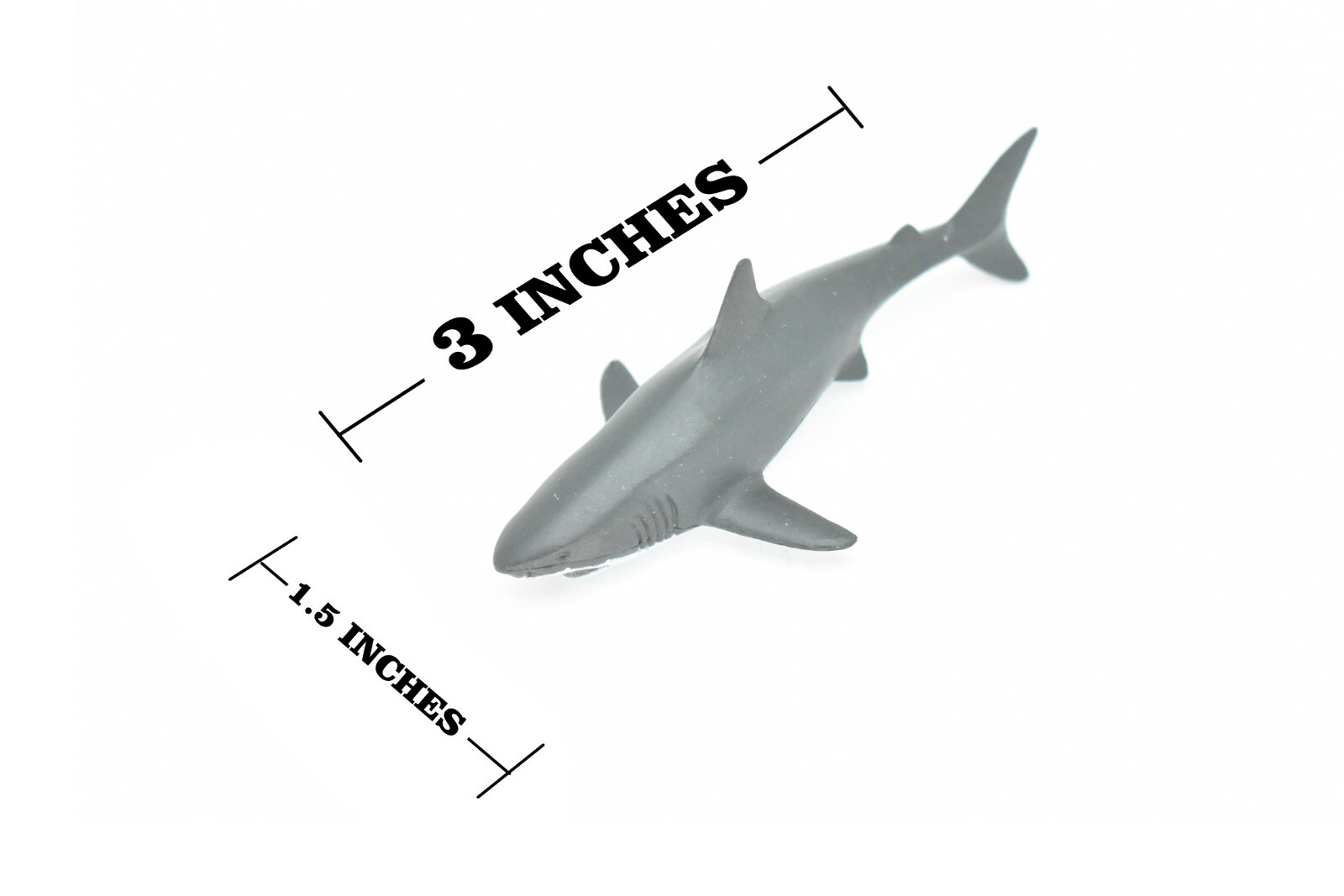 Great White Shark, Very Nice Plastic Replica 3″ – F1010 B118