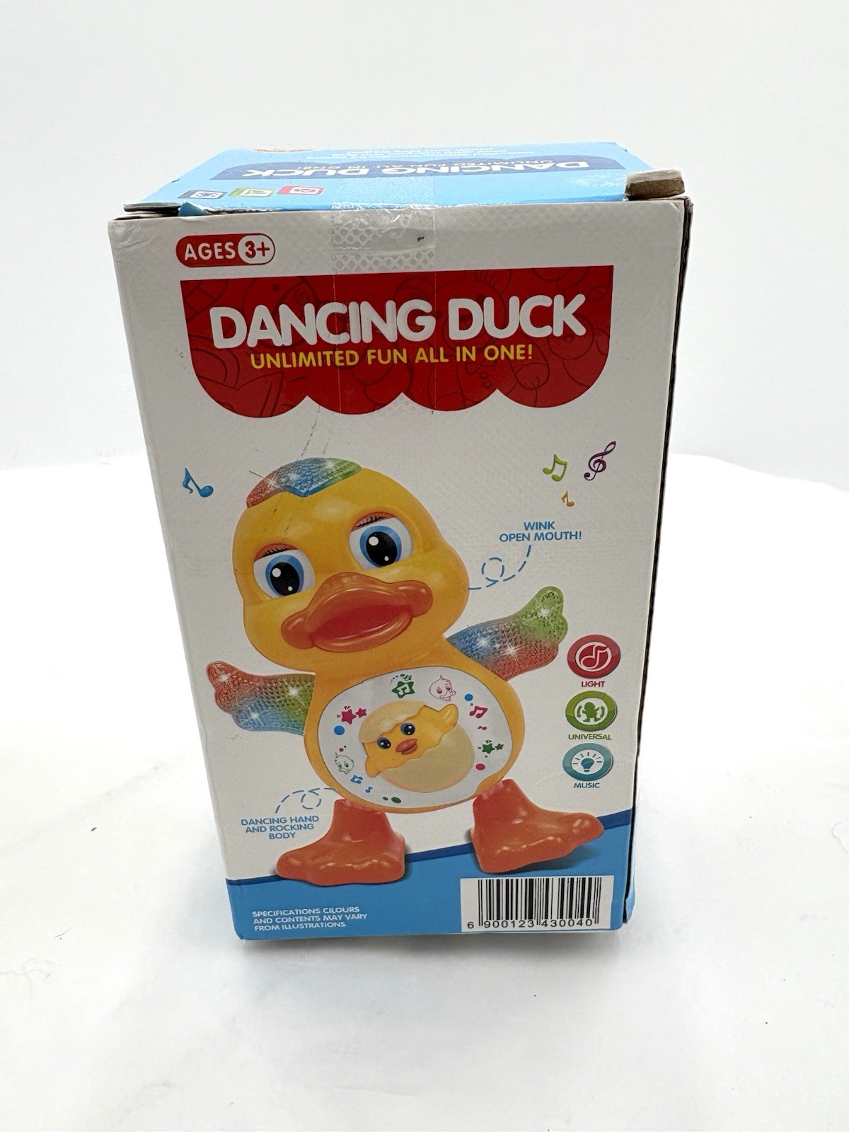 Electronic Toys Dancing Duck Funny Blink Eyes Flashing Light Shake the Body Cute