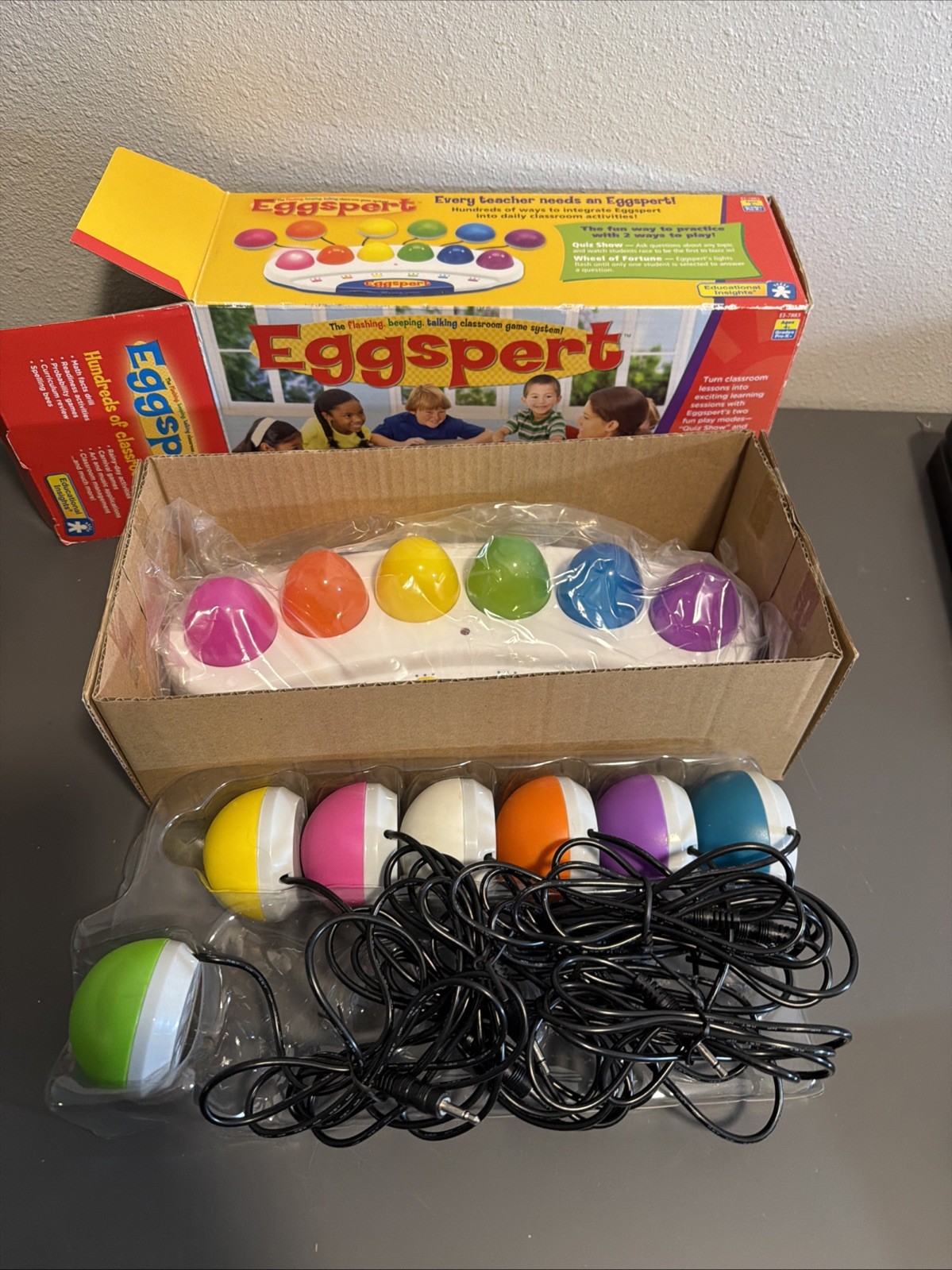 Eggspert Educational System Quiz Tool Buzzer Classroom Homeschool Games TeacherJ