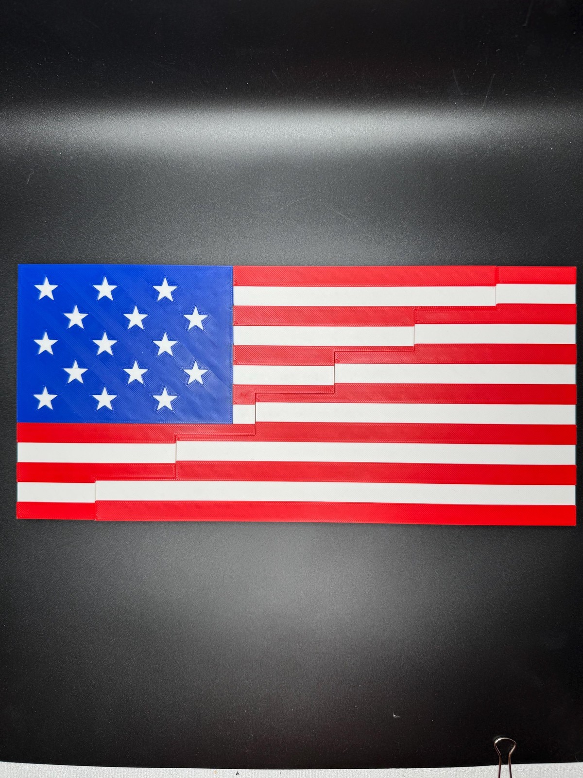 1977 American Flag Dissection Puzzle – Mind Bending Puzzle with 13 or 15