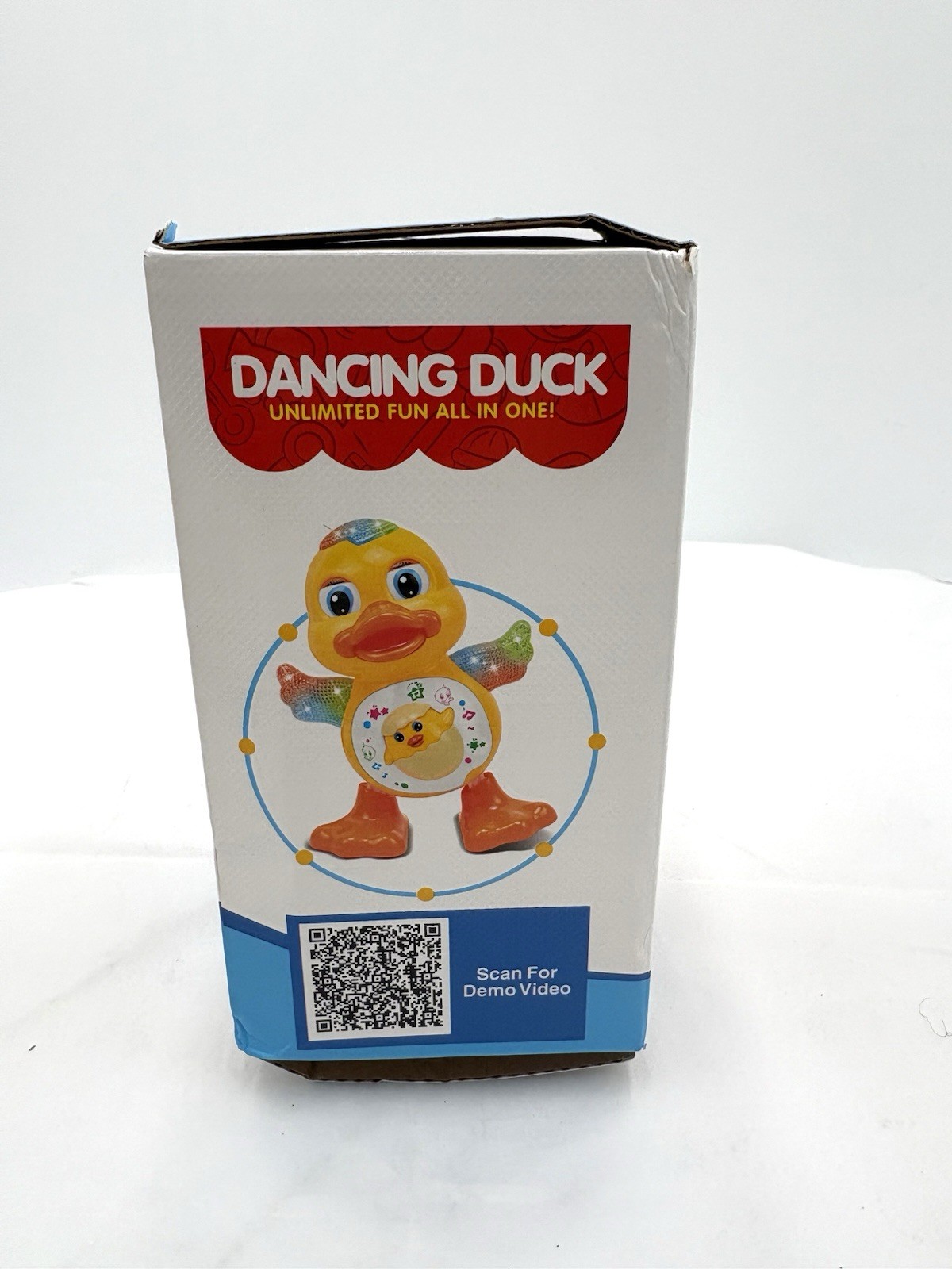 Electronic Toys Dancing Duck Funny Blink Eyes Flashing Light Shake the Body Cute