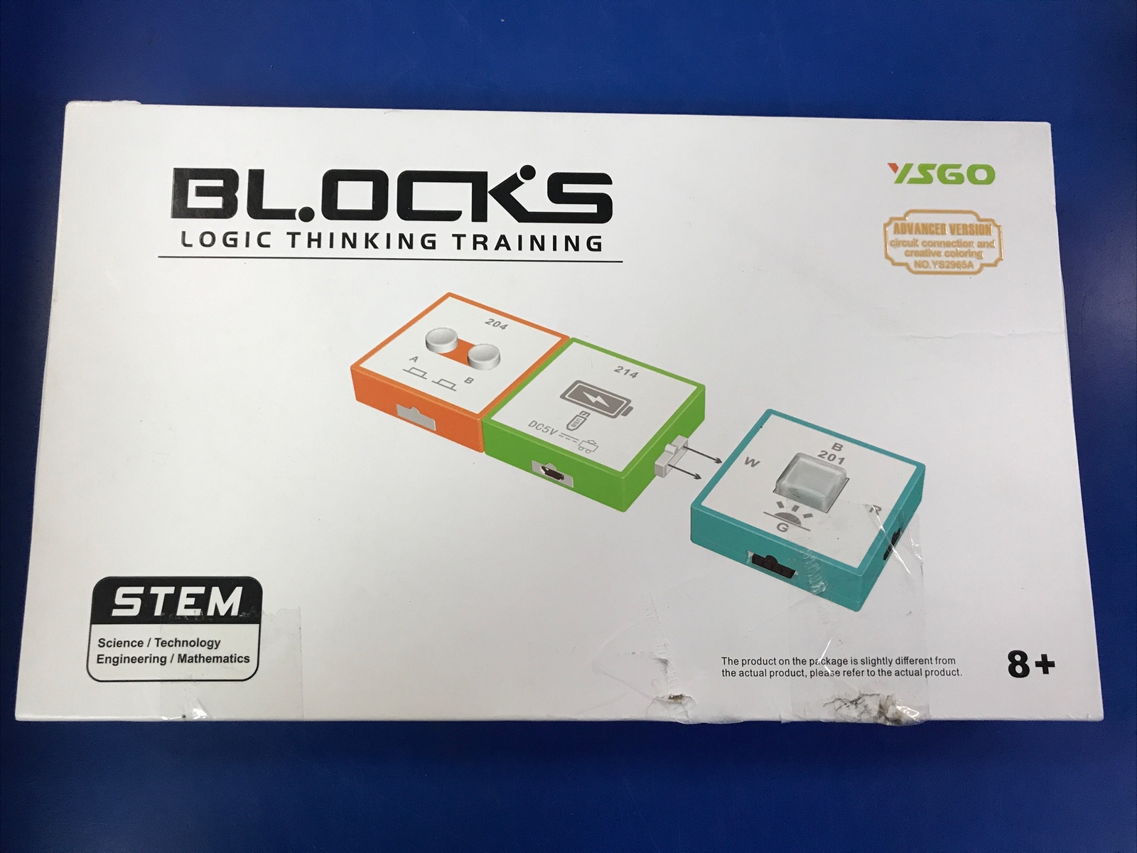 STEM Skill Circuits Toy Kit YS2965A Logic Thinking Training Blocks Experiment 8+