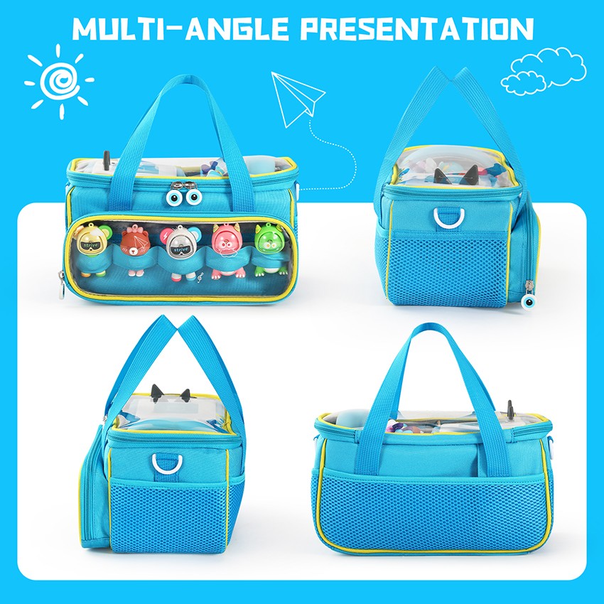 Transparent Lid Storage Bag Carrying Case Organizer Pouch For TONIEBOX Starter