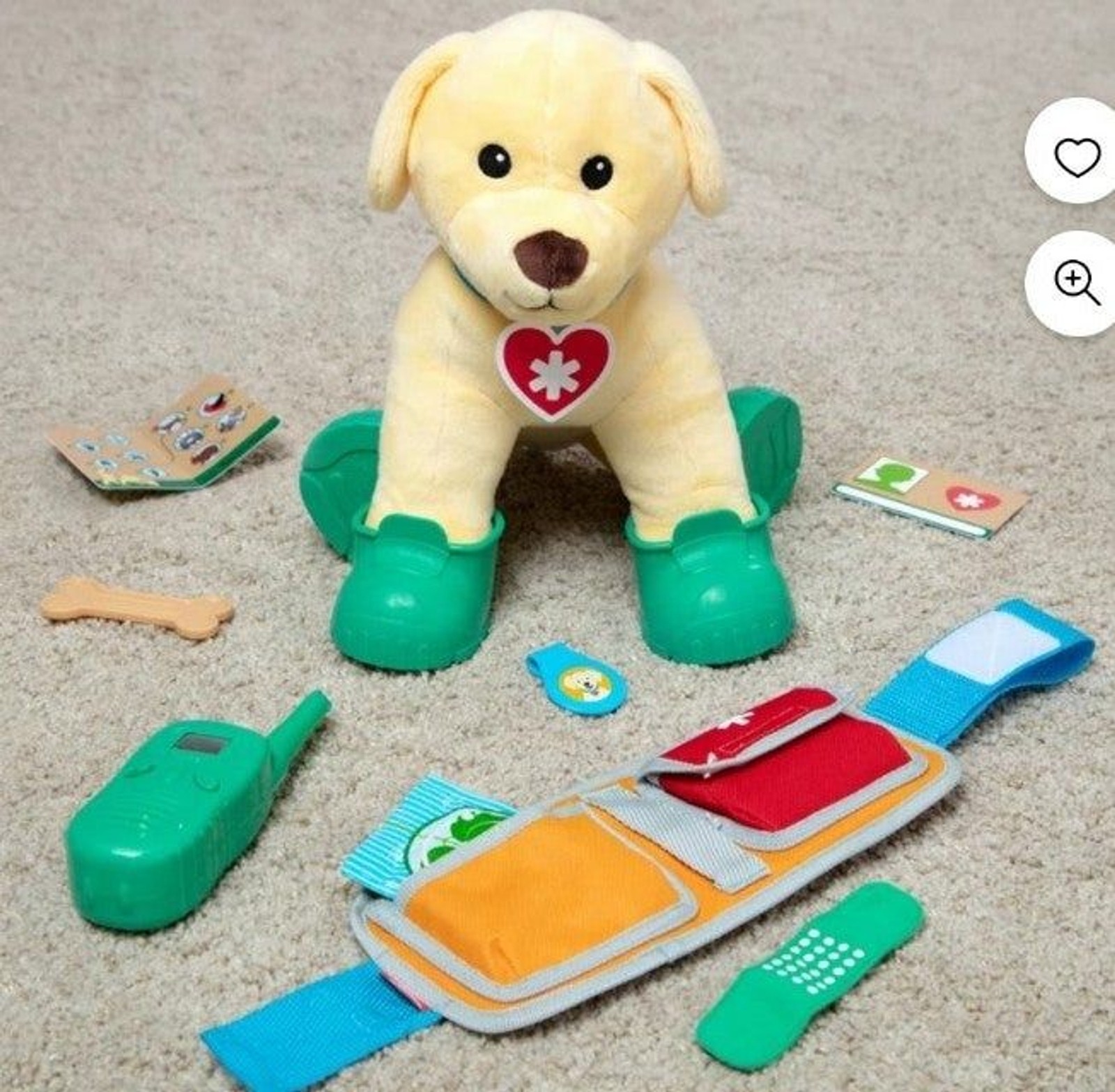 Melissa & Doug Let’s Explore Ranger Dog Plush with Search and Rescue Gear