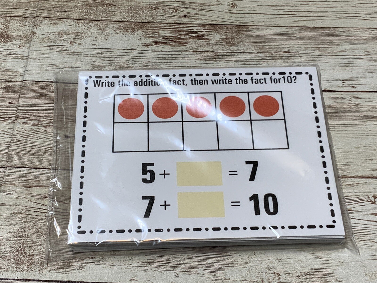 Classroom kit Math Manipulatives For kids – 1st Grade – Dry Erase – Laminated