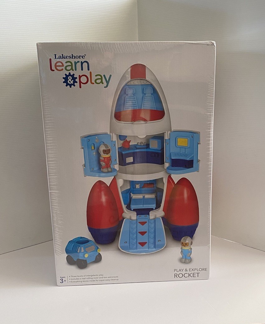 Lakeshore Learning ~ Learn & Play Explore Rocket Space Ship Toy AGES 3+ YRS NEW!
