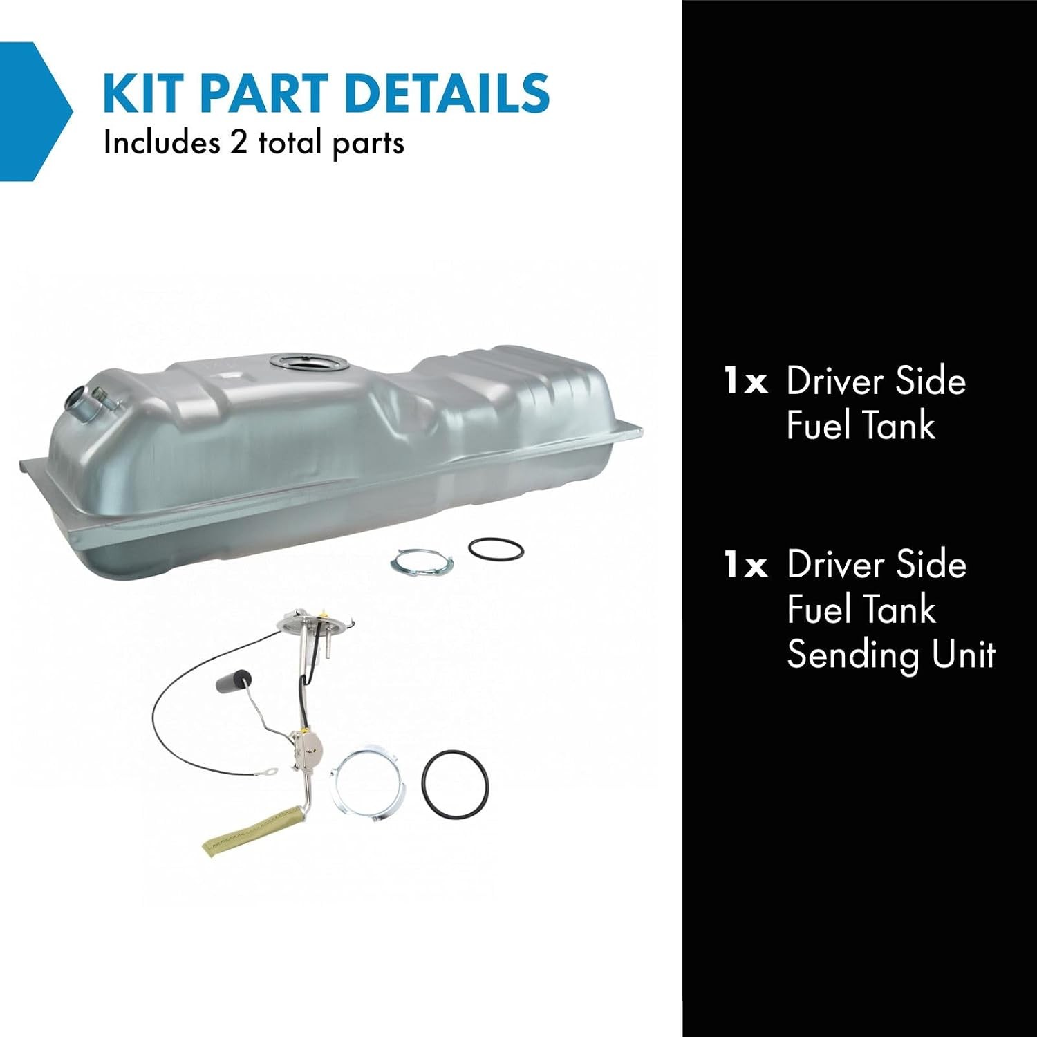 TRQ Fuel Tank Sending Unit Driver Side Chevy C10 C20 C30 1982-1986