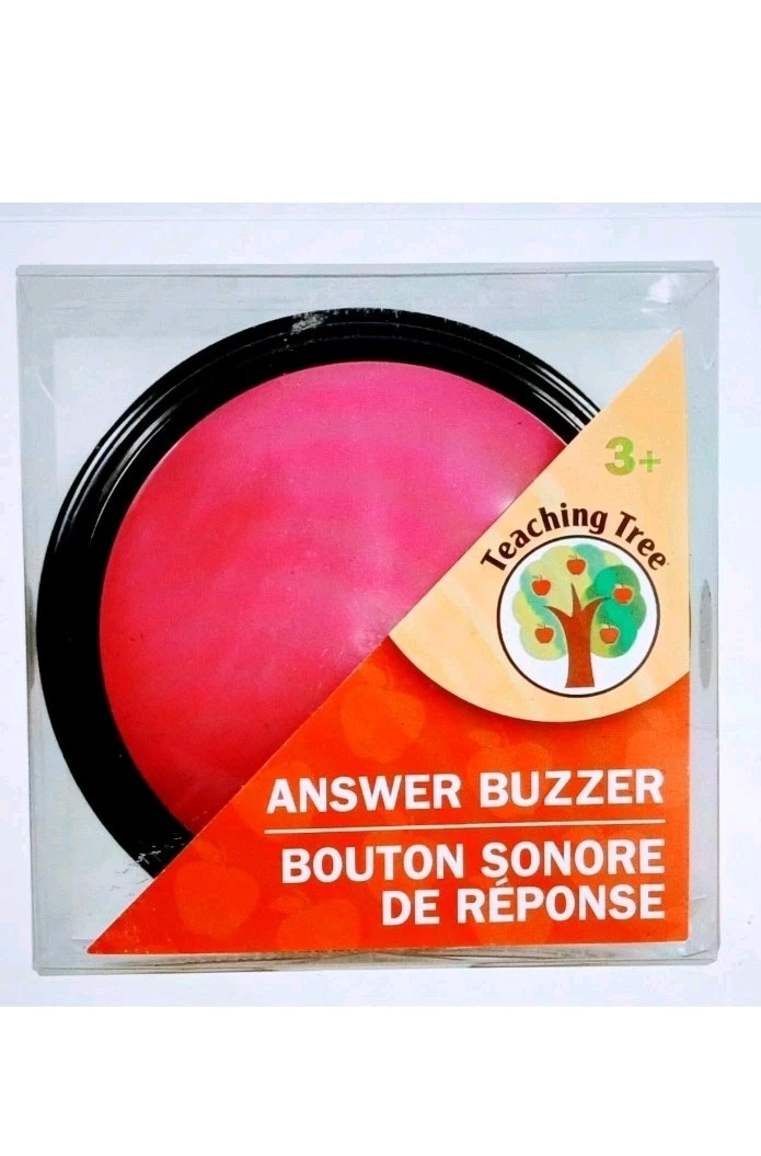 New Teaching Tree Assorted Colored Answer Buzzers, Set of 4 Free Shipping