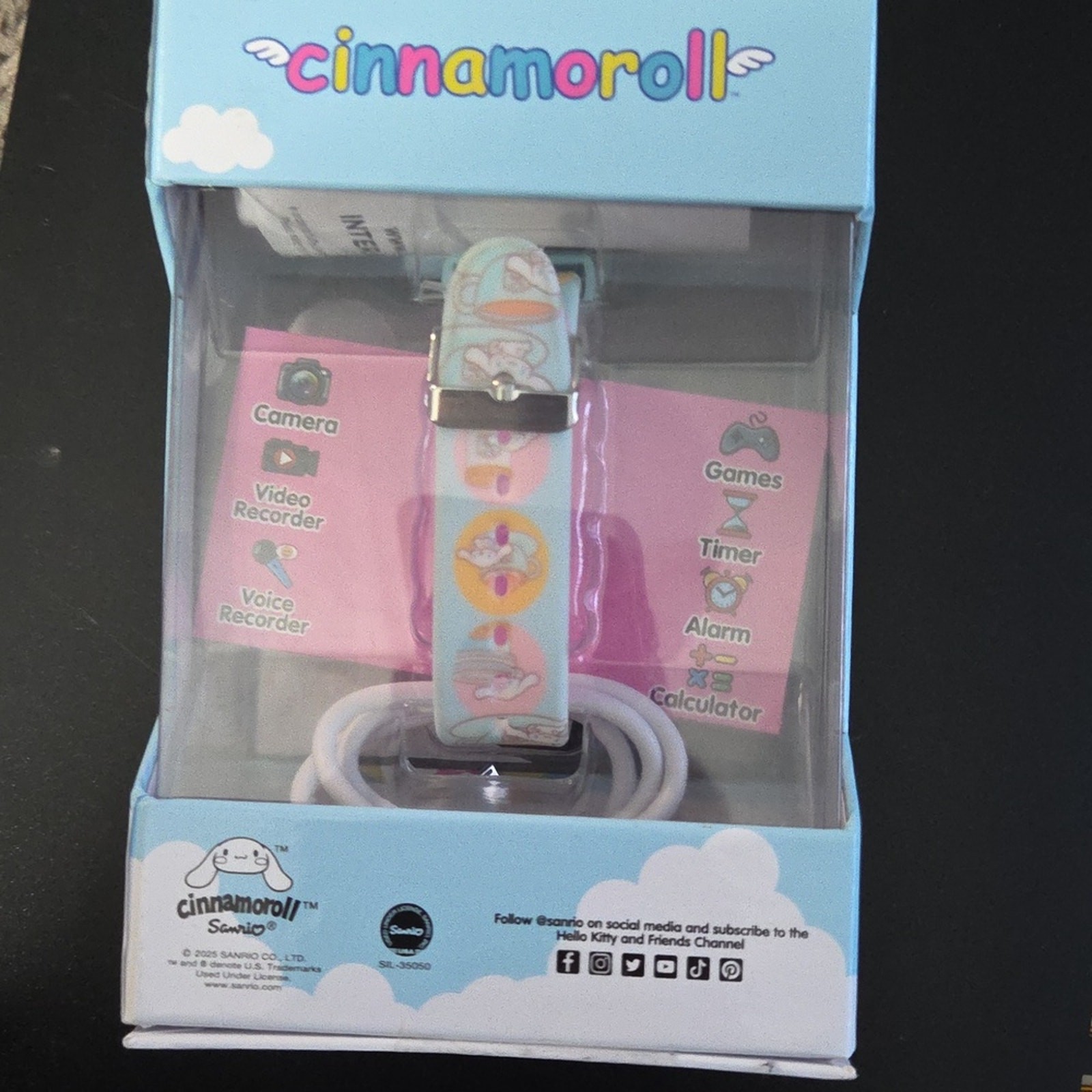 Cinnamoroll Kids Smartwatch Interactive Touch Screen Camera Fun Games New