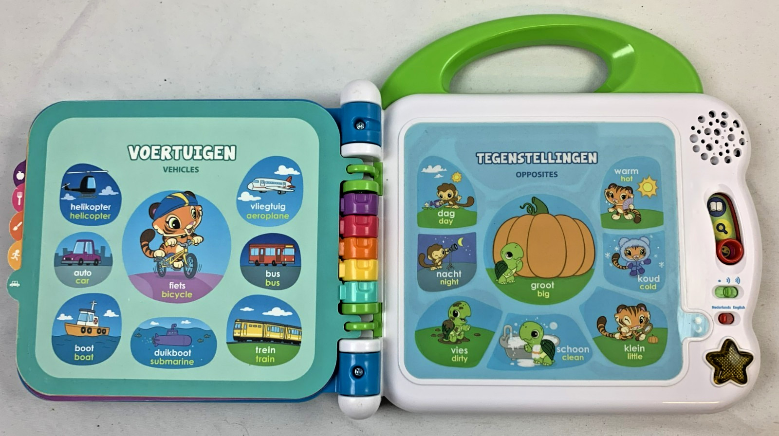 VTech My First 100 Words Book Baby Learning Toy Dutch and English