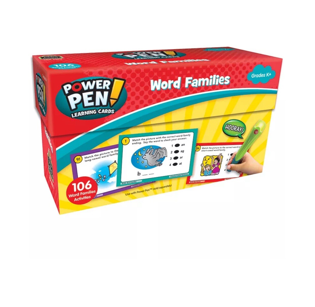 Teacher Created Resources Resources Power Pen Learning Cards: Short Vowels for