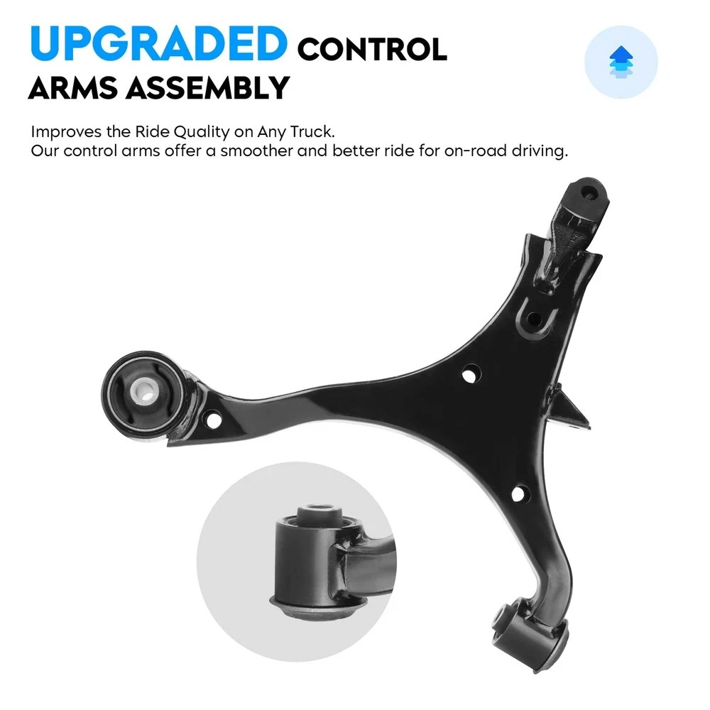 4PCS Front Lower Control Arm w/Ball Joint for Honda CR-V 2002-2006, Right & L…
