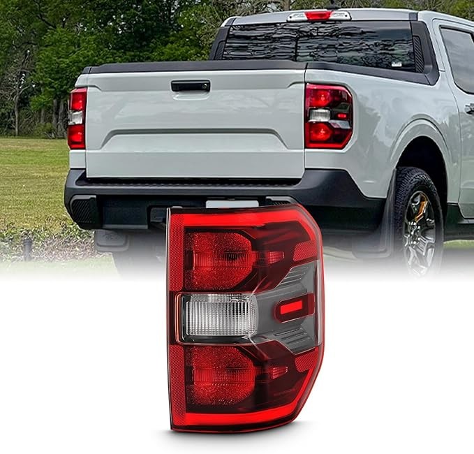 22-25 Ford Maverick Lariat LED Tail Light Right Passenger Smoked Assembly – Fit