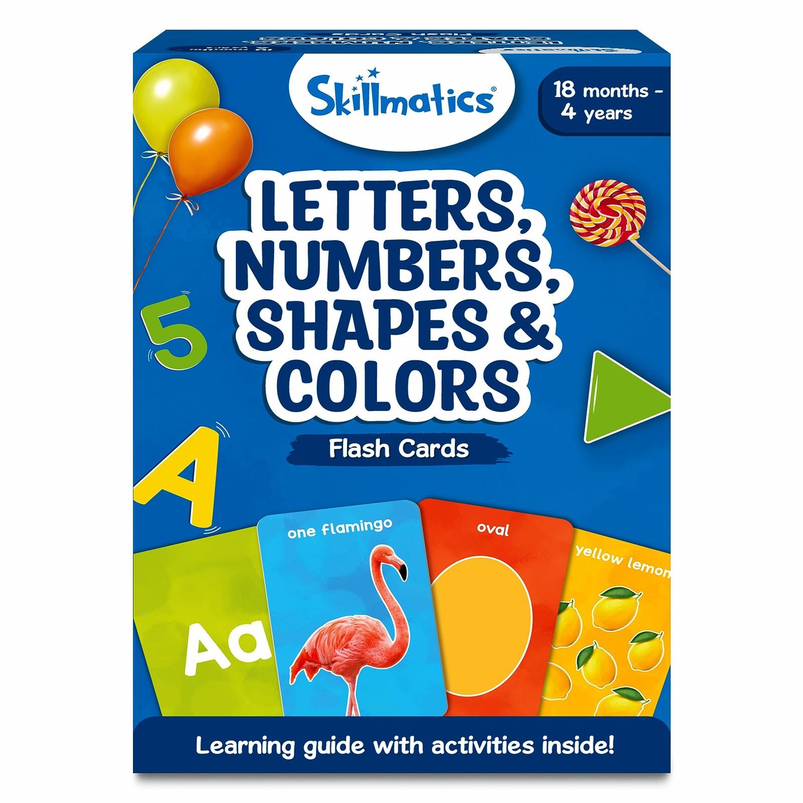 Thick Flash Cards for Toddlers – Letters, Numbers, Shapes & Colors, Montessor…