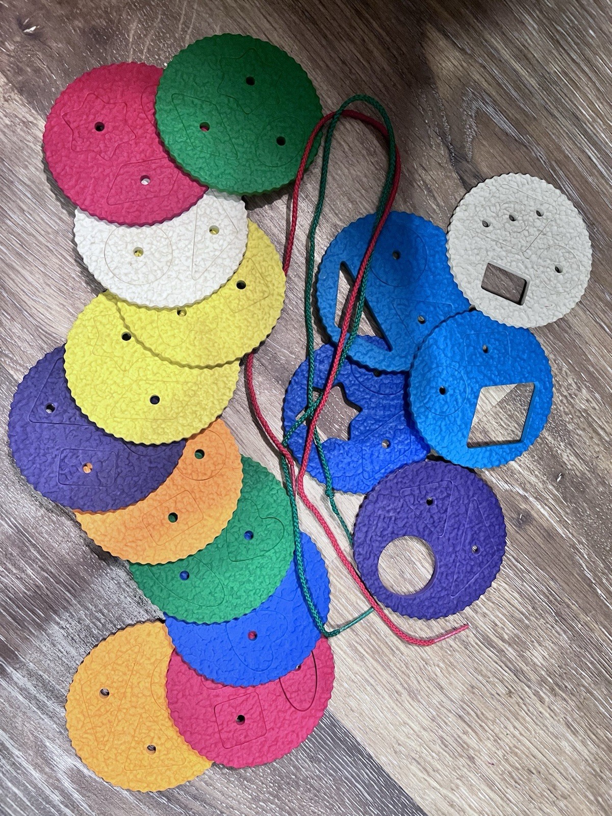 Lauri Board with Pegs Educational Counting & Sorting Toy for Early Childhood Lot