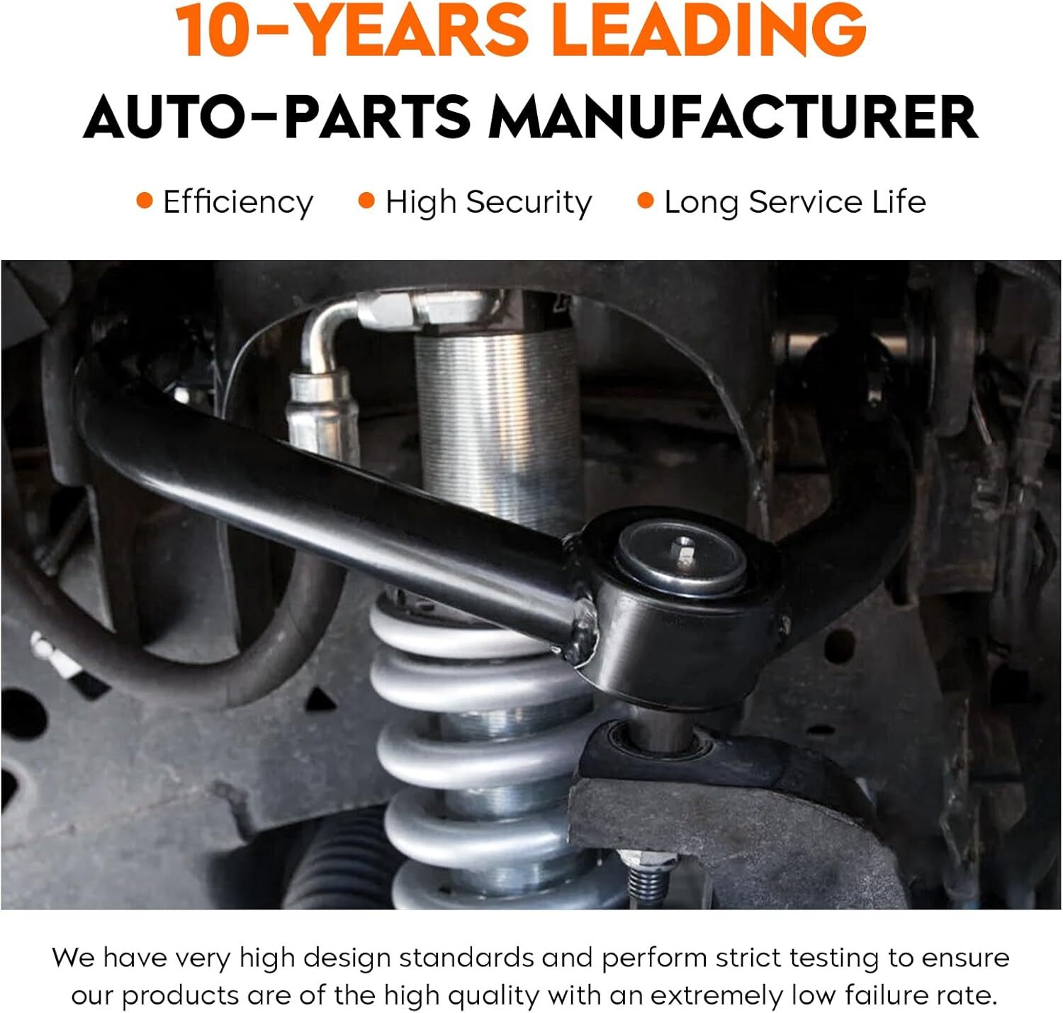 3″ Front & 2″ Rear Leveling Lift + Upper Control Arm w/Ball Joints Lift 2-4″ for