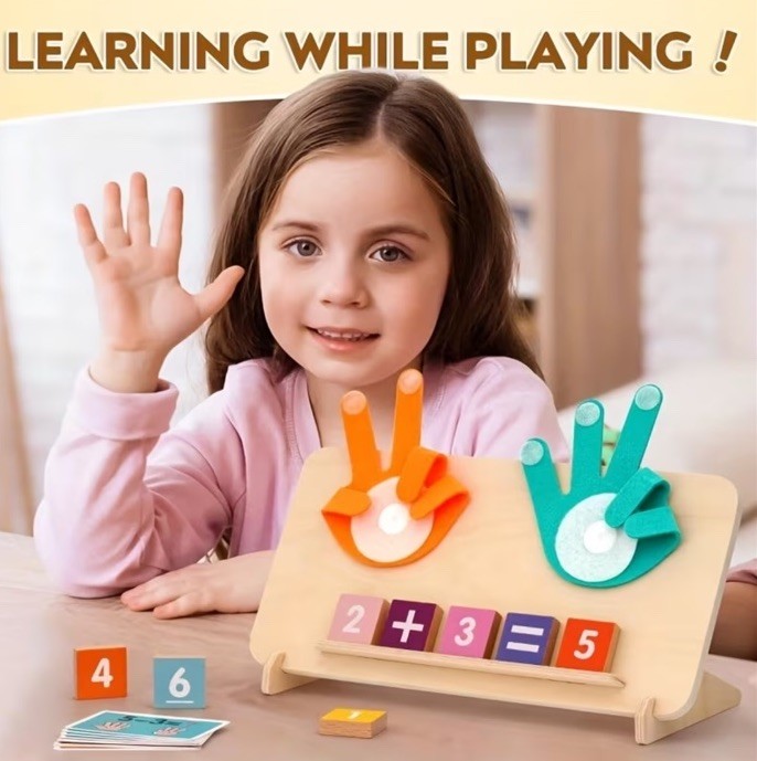 Manipulatives NumberCounting Blocks Toys & Montessori Toys for Kids