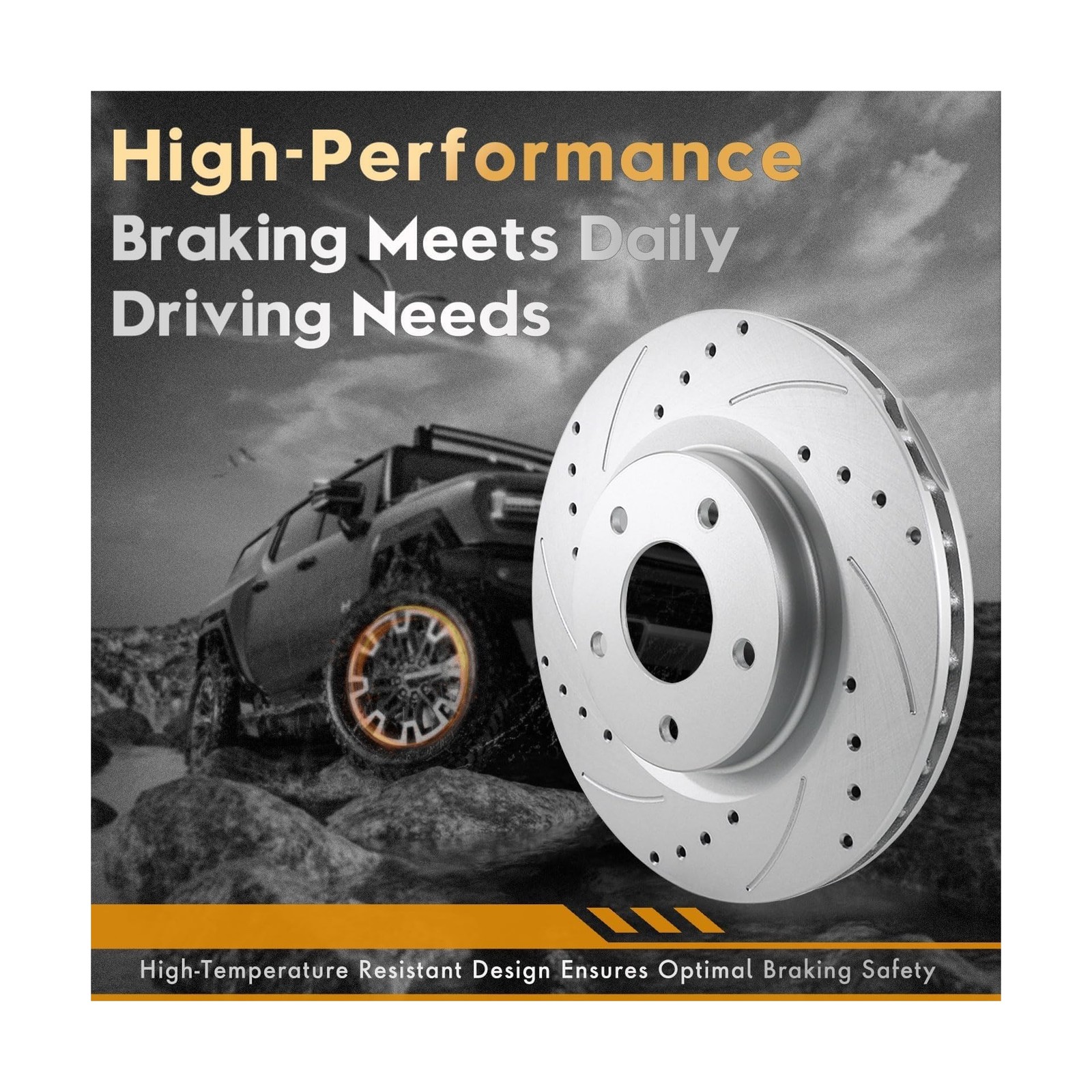 Betthand Front Brake Kits for 2007-2017 Patriot Compass , 2008-2014 Dodge…