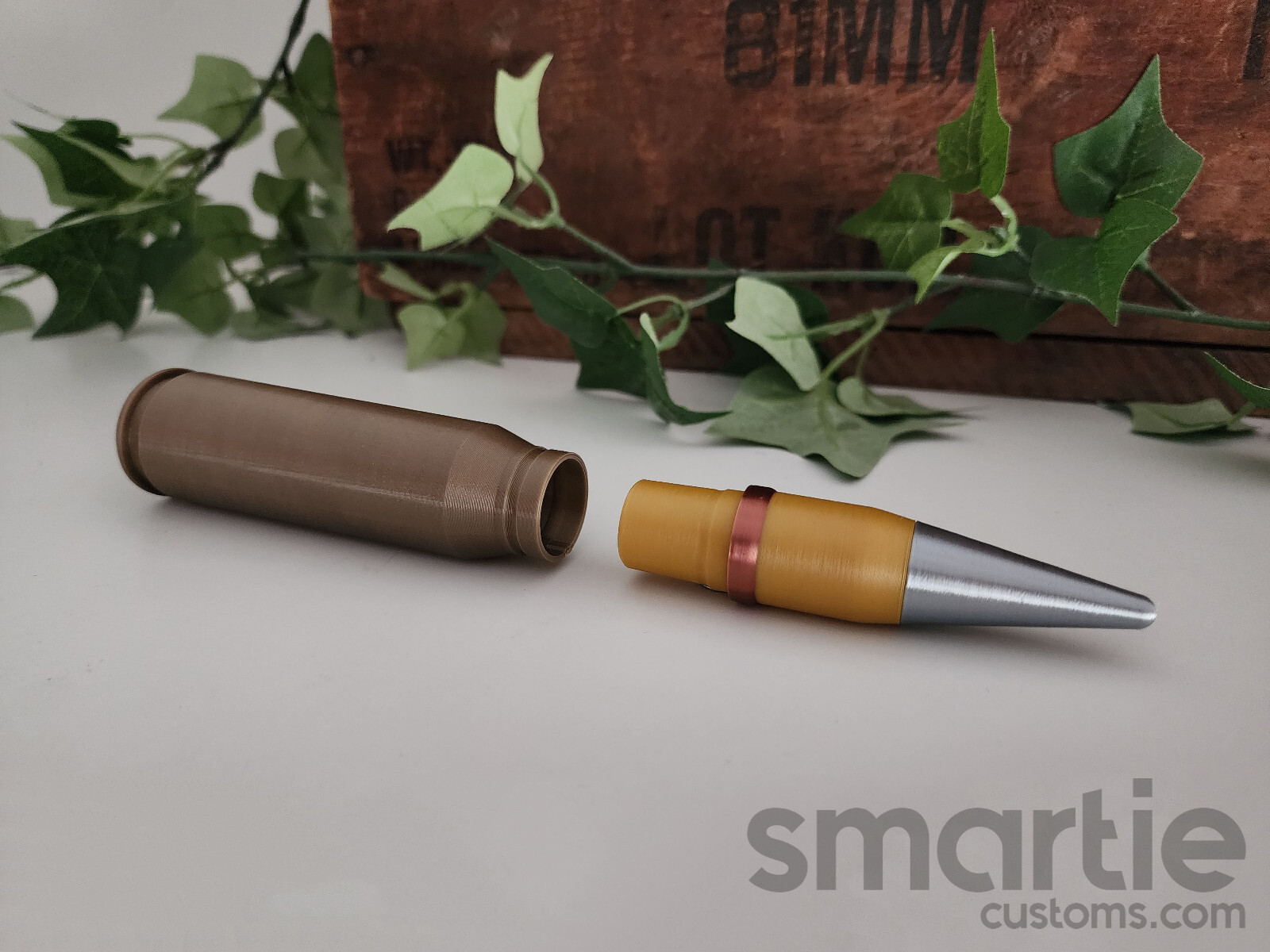 2 – DUMMY 20mm Autocannon Ammunition – Accurate Size Plastic Replica