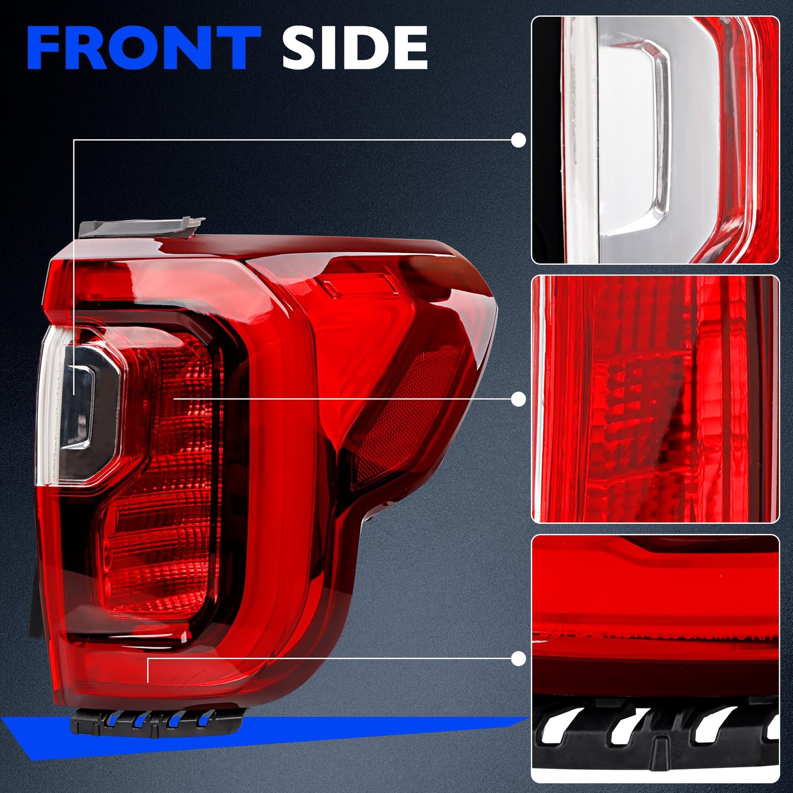 Misakomo LED Tail light Right Compatible with 2020-2023 GMC Acadia SL SLE SLT