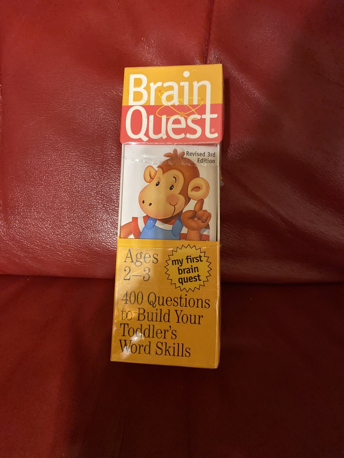 Brain Quest Decks Ages 2-3 My First Brain Quest, Revised 3rd Edition New